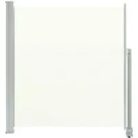 VidaXL Ausziehbare Seitenmarkise 140 x 300 cm creme