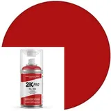 2K-PRO Sprühfarbe 2-Komponenten Sprühlack, 250ml, verkehrsrot, RAL 3020, glänzend