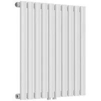 neu.haus Design Röhrenheizkörper 600 x 600 mm 449 W weiß Mittelventil