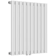 neu.haus Design Röhrenheizkörper 600 x 600 mm 449 W weiß Mittelventil