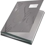 Leitz Unterschriftsmappe Design, 18 Fächer, grau