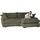 Home Affaire Eckcouch Polyester 4-Sitzer Grün