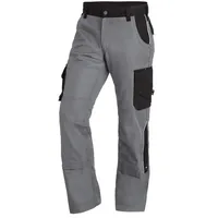 FHB BRUNO Twill 300, - grau/schwarz
