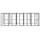 vidaXL Outdoor-Hundezwinger Stahl mit Dach 12,1 m2