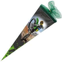 NESTLER Schultüte Wheelie rund mit Tüllverschluss 50cm
