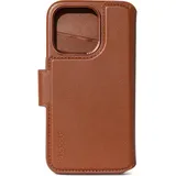 decoded iPhone 15 Leder Wallet Case braun