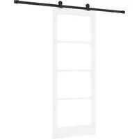 Maison Exclusive - Schiebetür Orkdal Weiß 83 X 211 Cm Massivholz