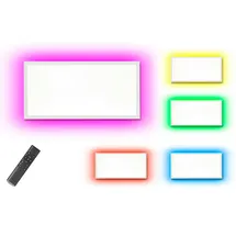 NORTHPOINT LED Panel 60W mit RGB Backlight Hintergrundbeleuchtung RGB Fernbedienung Rechteckig 80x30