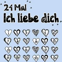 24 Mal Ich liebe dich: Zum Ausfüllen, für Sie und Ihn, Geschenk zum Jahrestag oder als Adventskalender, für Freundin, Freund, Frauen und Männer
