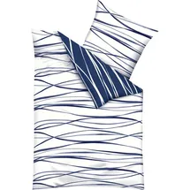 KAEPPEL Motion Mako-Satin marine 155 x 220 cm + 80 x 80 cm