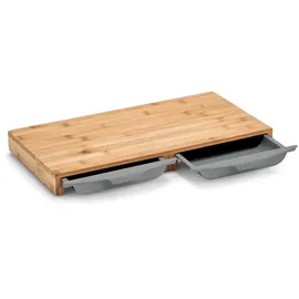 Zeller Schneidebrett-Set Bambus 3-teilig 50 x 28,5 x 4,5 cm Beige/Braun