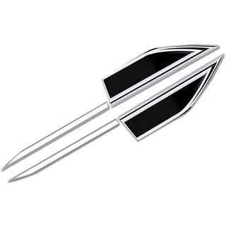SANNITOU Auto Emblem Aufkleber für VW Polo 6 (VI) AW I 2017-2024, Autoaufkleber Kühlergrill Front Motorhaube Kofferraum 3D Logo Heckklappen Buchstaben Selbstklebende Ersatz Dekoration,Black