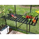 Vitavia Alutisch abklappbar Schwarz 120 cm x 56 x 81 cm