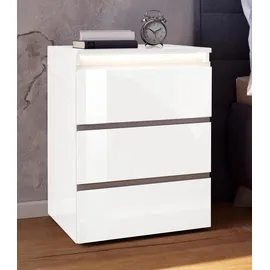 INOSIGN Kommode "Mailand", weiß (weiß hochglanz), B:50cm H:66cm T:40cm, Sideboards, Kommode, Höhe 66 cm