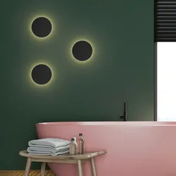 Licht-Erlebnisse Wanddeko rund Schwarz Metall | Serie: MODERN | Farbe: Schwarz | Material: Metall LE61061