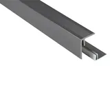 KOVALEX WPC Seitenabschlussprofil 250 cm grau