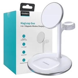 CHOETECH T585-F 3in1 induktive Ladestation iPhone 12/13, AirPods Pro, Apple Watch Weiß