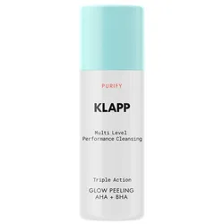 Klapp Multi Level Performance Cleansing Triple Action Glow Peeling AHA+BHA Gesichtspeeling 30 ml