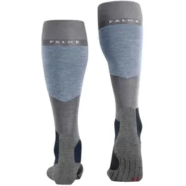 Falke SK6 Pro Damen Kniestrümpfe 1 Paar Grau 39-40