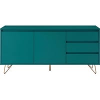 SalesFever Sideboard, mit Hairpin Beinen, Breite 150 cm, grün