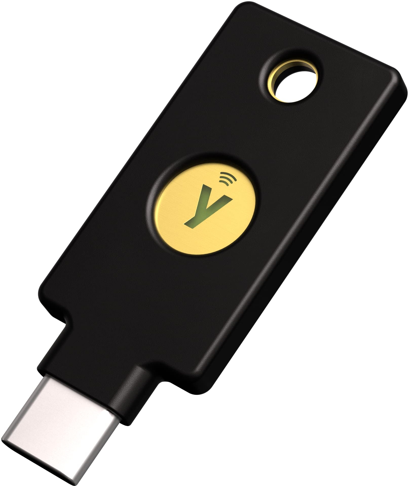 Yubico - YubiKey 5C NFC - Two Factor Authentication Security Key, Fits USB-C Ports and Works with Supported NFC Mobile Devices - Protect Your Online Accounts with More Than a Password