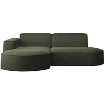 kaiser möbel Ecksofa, Sofa L form, Couch L form MODENA L STUDIO stoff Neve Olive Links