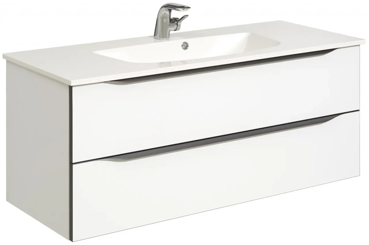 Pelipal Serie 6025 Mineralmarmor-Waschtisch MMWT70-1170, B:1170, H:17, T:480mm MMWT70-1170
