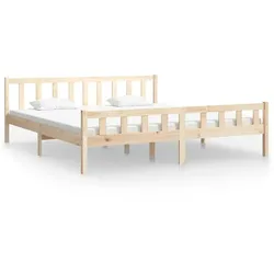 vidaXL Massivholzbett ohne Matratze 160x200 cm