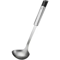Gefu Primeline Schöpflöffel, Schöpf Löffel, Küchenlöffel, Küchenhelfer, Edelstahl / Kunststoff, 33 cm, 29211