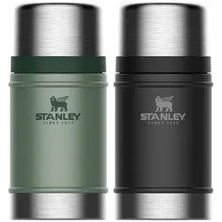STANLEY Classic Isolierbehälter Essen Thermo Food Behälter Container Vakuum 0,7L Farbe: schwarz