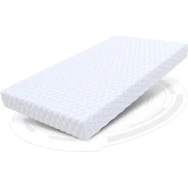 Fdm Alto Matratze 120x200 cm Kaltschaum Höhe 12 cm Härtegrad H3 Öko-Tex Allergikergeeignet Bezug Waschbar Premium Matratzenbezug