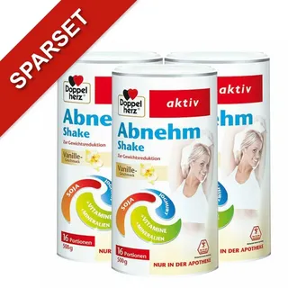 Doppelherz Aktiv Abnehm Shake Vanille Pulver 3 x 500 g