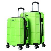 Kofferset Hartschale Trolley Reisekoffer Tasche Gepäck XHA160 M/L 2 Set Grün