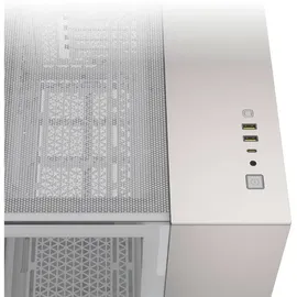 Corsair 2500X - Weiß/Satin Aluminium, - Glasfenster