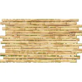 Regul Wanddekoobjekt 58599 (Dekorplatten aus PVC - Dekorative Wandpaneele mit 3D Look als Wandverkleidung - Holz Optik (5 Paneele) Wanddeko Holzoptik Rückwand Wall Panel)