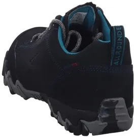 Allrounder NASAN Tex Damen, Schnürschuhe wasserdicht blau aus Leder Velour und Textil