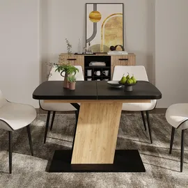 Vicco Fenaro 120 x 77,3 x 80 cm schwarz/goldkraft Eiche