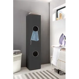 WIMEX Wäscheschrank Multischrank-System 40 x 185 x 40 cm Grau