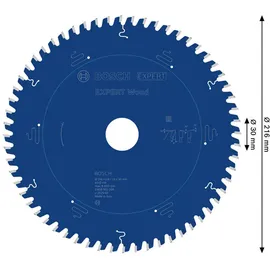 Bosch Kreissägeblatt 216x30 mm Z60 1 St.