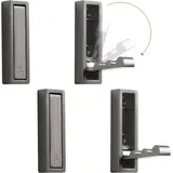 JNRFTY 4 Stück Faltbare Kleiderhaken Klappbar 90 ° Wandhaken Wandhalterung Unsichtbarer Klapphaken für Garderobe Küchen von Mänteln, Taschen, Rucksäcken und Handtüchern