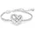 Swarovski Matrix Armband Herz Weiß 5648299 Größe Unisex