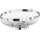 APS 30210 Hochglanzpolierter Edelstahl Oval Korb für Brot oder Obst, 20 x 15 x 7 cm