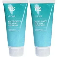YES WB Water-Based Personal Lubricant Lubrifiant(S) 2x100 ml