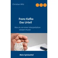 BoD – Books on Demand Mein Spickzettel Franz Kafka