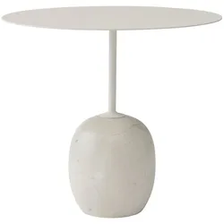 &Tradition Lato LN9 Beistelltisch, crema diva marmor / ivory white