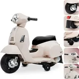 SUN BABY Vespa Kinderroller Elektroroller Weiß (Weiß)