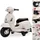 SUN BABY Vespa Kinderroller Elektroroller Weiß (Weiß)