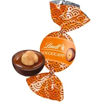 Lindt Roulette Kugel Nocciocaffé, Zartbitter-Schokolade mit einer Kaffee-Füllung und ganzer Haselnuss, 4000 g