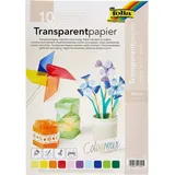 Folia Stumpenkerze Transparentpapier Stark Din A4 Uni 10 Farben