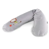 Theraline Stillkissen 190 cm Punkte Löwe Grau